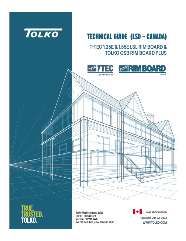 Tolko Rim Board Technical Guide